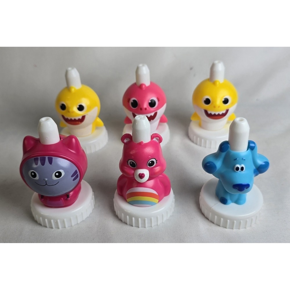 Good To Grow Toppers Blue‎ Care Bear Gabby's Doll House Baby Shark Lot Of 6